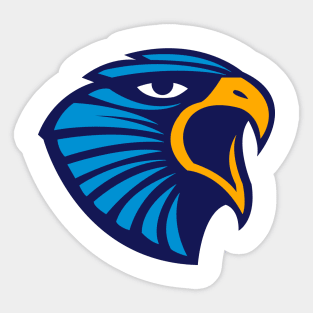 Blue Eagle Scream Logo Sticker